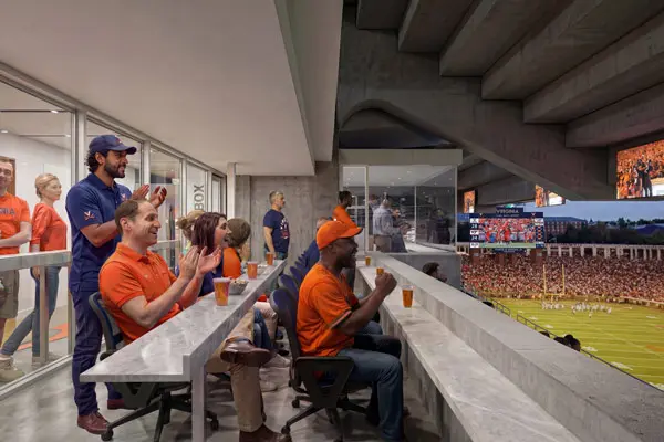 scott-suites's box seating area