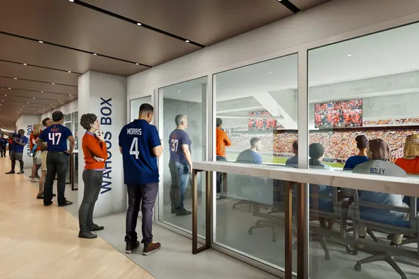 scott-suites's box seating area