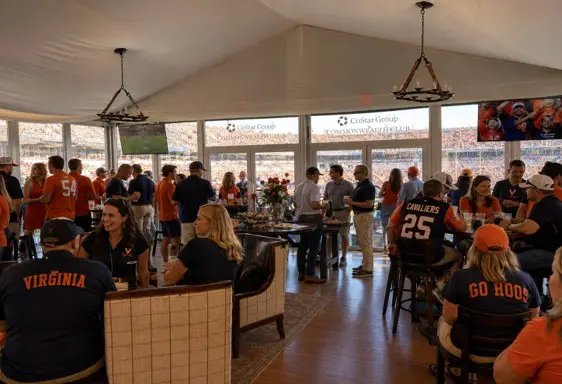 Commonwealth Club lounge seating area