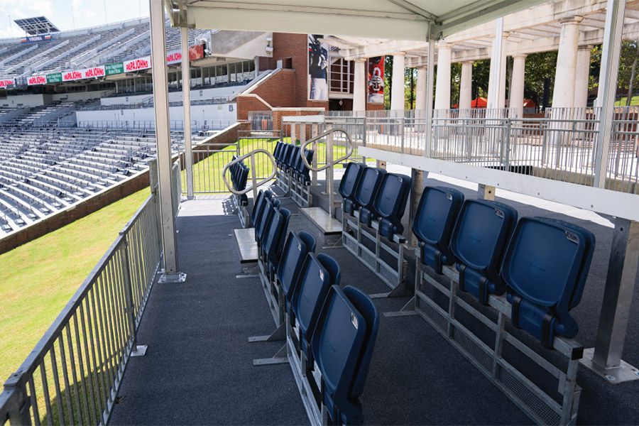 North Cabanas semi-private covered seating